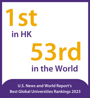 CUHK ranked 1st in Hong Kong and 53rd in the world at the U.S. News and World Report's Best Global Universities Rankings 2023.